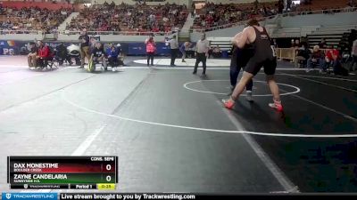 D1-285 lbs Cons. Semi - Dax Monestime, Boulder Creek vs Zayne Candelaria, Sunnyside H.S.