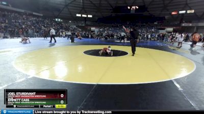 92 lbs Cons. Round 2 - Joel Sturdivant, South West Washington Wrestling Club vs Emmett Cass, South West Washington Wrestling Club