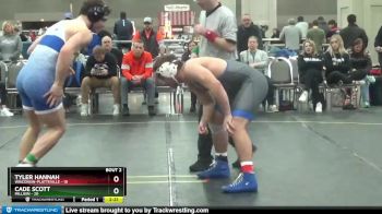 197 lbs Semis (4 Team) - Cade Scott, Millikin vs Tyler Hannah, Wisconsin-Platteville