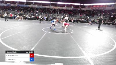 109.8-118.7 lbs Quarterfinal - Victoria Macias, Charlies Angels (IL) vs Caroline Farris, Collum Trained