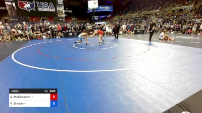 138 lbs Rnd Of 64 - Garrett McChesney, Texas vs Kade Brown, Ohio