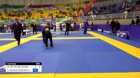 MARIA DE FATIMA BORGES DA SILVA vs ELIS REGINA PEREIRA DA ROCHA 2024 Brasileiro Jiu-Jitsu IBJJF