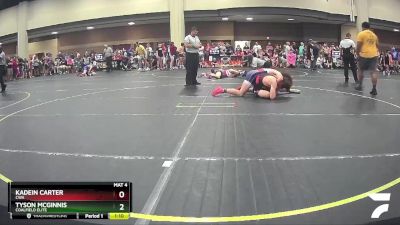 155 lbs Cons. Round 1 - Tyson McGinnis, Coalfield Elite vs Kadein Carter, Cwa