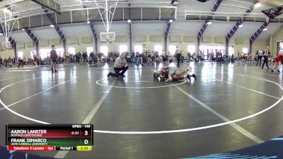 149 lbs Cons. Round 3 - Aaron Lanster, Buffalo-unattached vs Frank DiMarco, John Carroll University