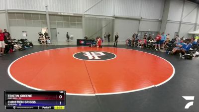 160 lbs Placement Matches (8 Team) - Tristin Greene, Ohio Red vs Christion Griggs, Alabama