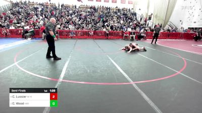 120 lbs Semifinal - Charlie Lussier, Whitman-Hanson vs Cale Wood, Haverhill