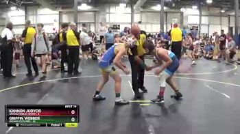 96 lbs Round 5 (6 Team) - Griffin Webber, Indiana Outlaws vs Kannon Judycki, Untouchables White