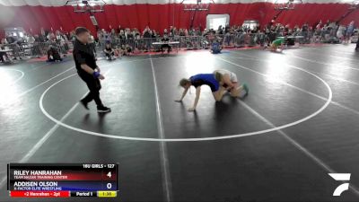 127 lbs Round 3 - Riley Hanrahan, Team Nazar Training Center vs Addisen Olson, X-Factor Elite Wrestling