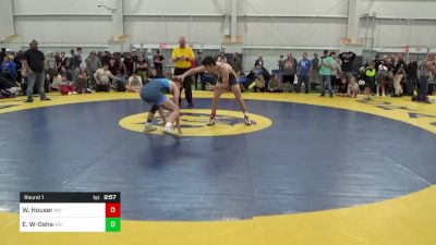 O165-1st lbs Round 1 - William Houser, WV vs Elijah Wellings-Osha, WV