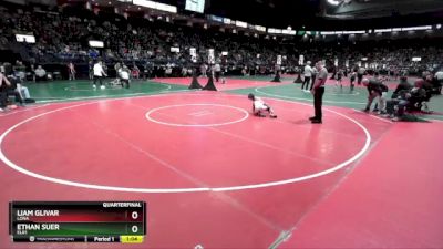 60 lbs Quarterfinal - Liam Glivar, LONA vs Ethan Suer, ELR1