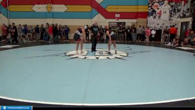 120 lbs Cons. Semi - Hailey Martinez, Rawlins vs Kinsey Hooper, Rawlins