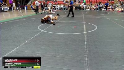 80 lbs Placement (4 Team) - Luca Baiano, Armory vs Vinton Lambert, Donahue WA