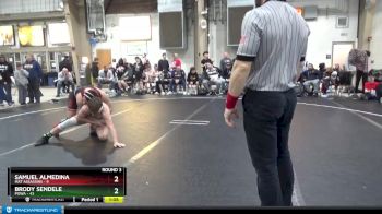 160 lbs Round 3 (8 Team) - Brody Sendele, POWA vs Samuel Almedina, Mat Assassins