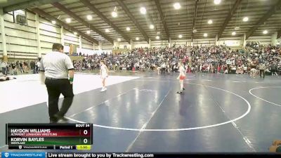 80 lbs Quarterfinal - Haydon Williams, Altamont Longhorn Wrestling vs Korvin Bayles, Westlake