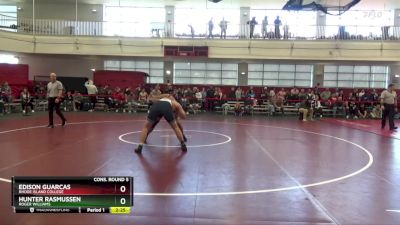 285 lbs Cons. Round 5 - Edison Guarcas, Rhode Island College vs Hunter Rasmussen, Roger Williams