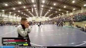 87 lbs Champ Round 1 (16 Team) - Xavier Pacheco, Stout vs Kaden Martineau, Utah Black