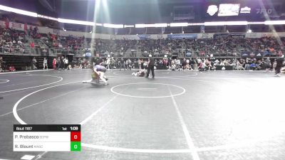 130.8 lbs Consi Of 8 #2 - Phoenix Probasco, South Central Punisher Wrestling Club vs Reese Blount, Mascoutah High School