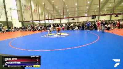 157 lbs Champ. Round 1 - Xariel Soto, WA vs Landon Porter, WA