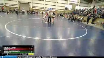 87 lbs Quarters & Wb (16 Team) - Kelby Harvey, Idaho 2 vs Jeramiah Musbach, Wyoming