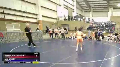 140 lbs Round 1 (10 Team) - Shansi Boaz Vasquez, Hawaii 2 vs Nya Jolley, Utah 2