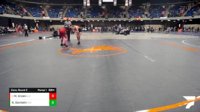 130 lbs Cons. Round 2 - Maria Green, Glenbard East vs Nevaeh Gentelin, Waterloo