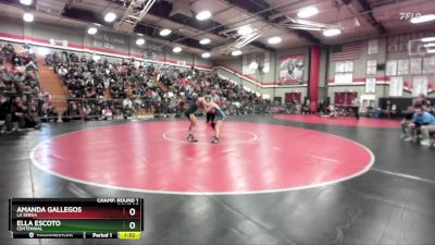 120 lbs Champ. Round 1 - Amanda Gallegos, La Serna vs Ella Escoto, Centennial