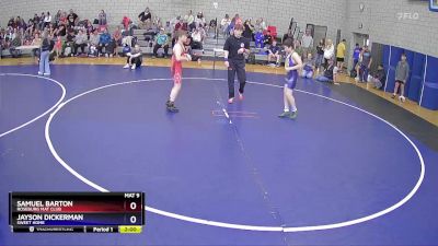 106 lbs Round 1 - Samuel Barton, Roseburg Mat Club vs Jayson Dickerman, Sweet Home