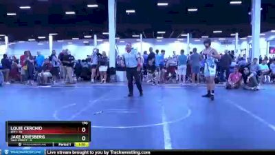 170 lbs Round 3 (8 Team) - Louie Cerchio, Sith vs Jake Kriesberg, Yale Street