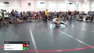 146 lbs Pools - Aiden Milam, Pursuit vs Dakota Ferguson, West Virginia Wild