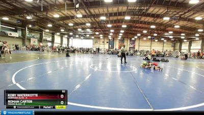 52 lbs Rd# 9- 2:15pm Saturday Final Pool - Koby Waterkotte, Nebraska Elite vs Roman Carter, Minion Black