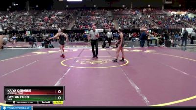 126 lbs Champ. Round 1 - Payton Perry, Vale vs Kaiya Osborne, American Falls