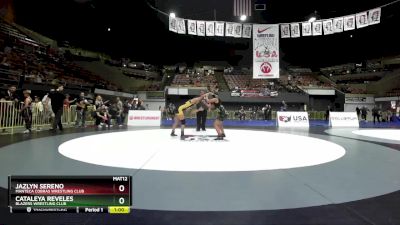 126 lbs Semifinal - Cataleya Reveles, Blazers Wrestling Club vs Jazlyn Sereno, Manteca Cobras Wrestling Club