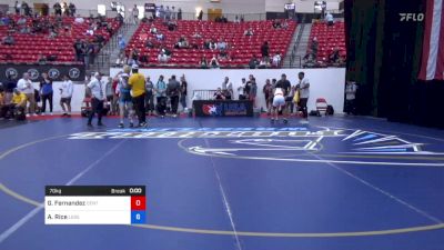 70 kg Rnd Of 128 - Gavin Fernandez, Central Coast Regional Training Center vs Ayson Rice, Legends Of Gold