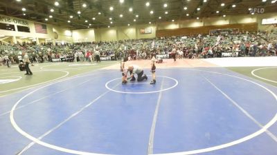 58 lbs Round Of 32 - Estevan Quintero, Elko WC vs Jace Finn, USA Gold