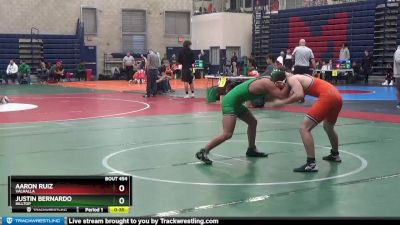 126 lbs Cons. Round 4 - Justin Bernardo, Hilltop vs Aaron Ruiz, Valhalla