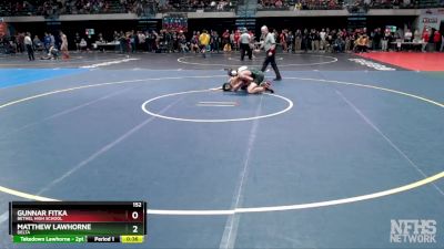 152 lbs Cons. Round 2 - Gunnar Fitka, Bethel High School vs Matthew Lawhorne, Delta