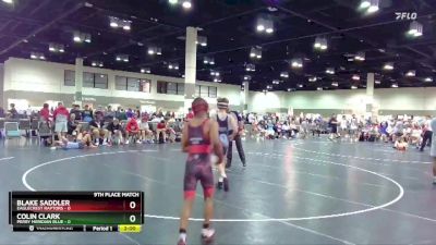 106 lbs Placement Matches (16 Team) - Blake Saddler, Eaglecrest Raptors vs Colin Clark, Perry Meridian Blue