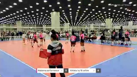 Alabama performance vs Athlete hq 18 yellow - 2022 JVA World Challenge presented by Nike - Expo Only