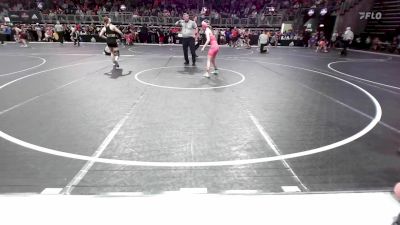 102.5-110.4 lbs Round Of 16 - Haylee King, East Kansas Eagles vs Ariel Biggs, Jackson County Wrestling