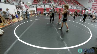 76 lbs Rr Rnd 5 - Colden Nebel, Elgin Wrestling vs Brooks Grose, Ponca City Wildcat Wrestling