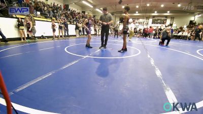 84-92 lbs Rr Rnd 3 - Noah Edwards, Wagoner Takedown Club vs Emma Goodman, Dark Cloud Wrestling Club