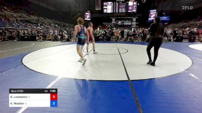 152 lbs Cons 16 #2 - Gage Losiewicz, Wisconsin vs Keaton Moeller, Iowa