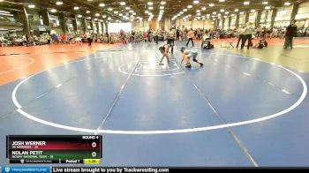 88 lbs Rd# 7- 10:45am Saturday Final Pool - Nolan Petit, NCWAY National Team vs Josh Werner, VA Hammers