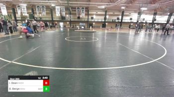 184 lbs Semifinal - Isaac Dean, Rider vs Bennett Berge, South Dakota State