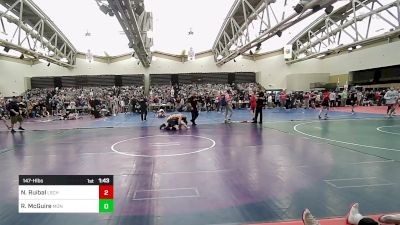 147-H lbs Round Of 64 - Noah Ruibal, La Salle College HS vs Robert McGuire, Monroe Twp