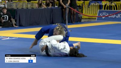 Nathalie Ribeiro vs Ffion Davies (Flozone) 2022 Pan Jiu Jitsu IBJJF Championship