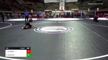 126 lbs Semifinal - Kaden Obien, California vs Caen Sullivan, California