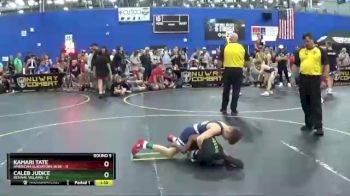 67 lbs Round 5 (6 Team) - Kamari Tate, American Gladiators-Blue vs Caleb Judice, Revival Villains