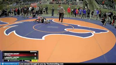 82 lbs Semifinal - Landon Lantry, HotShots Wrestling vs Braxton Short, Mat Sense