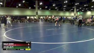 120 lbs Round 2 (6 Team) - Rachel Silva, Big Money Movin vs Bailey Emery, Charlie`s Angels-WV